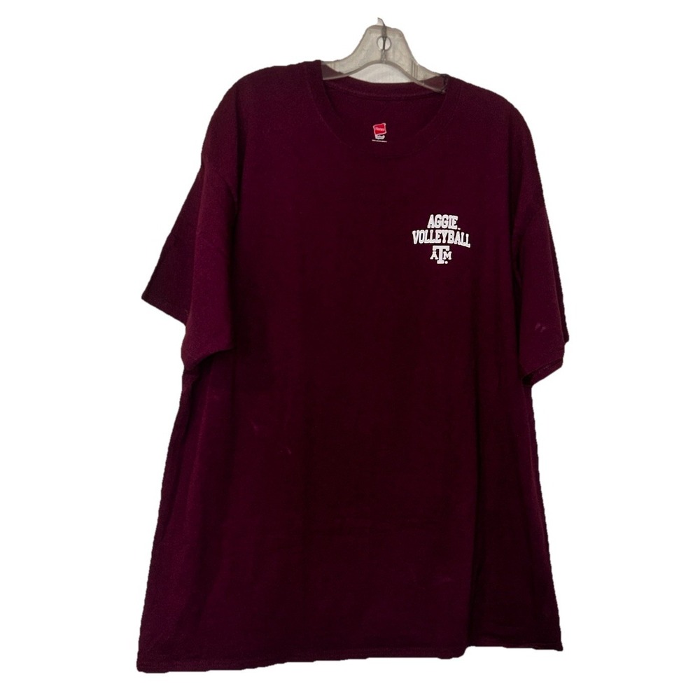 Univerty of Texas A&M Vollyball Tee Graphic Design Logo XXL